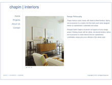 Tablet Screenshot of chapininteriors.com